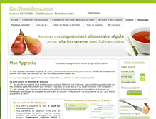 Tablet Screenshot of ma-dietetique.com